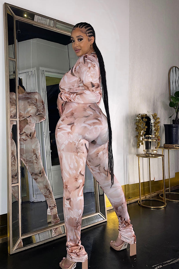 Cream Rosé Set