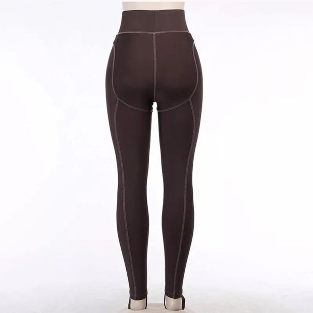 Chocolate Stirrup Leggings