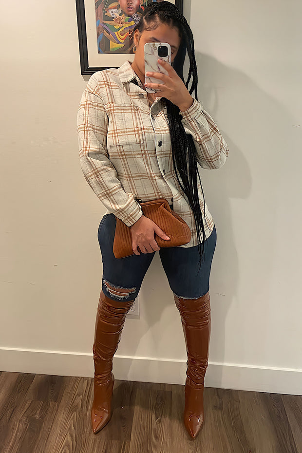 Pria Plaid Button Up